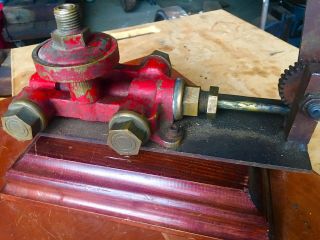 Fine Ca.  1900 Brass Steam Engine Car Boiler Feed Pump,  Stanley Grout Doble Nr