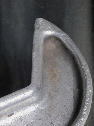 Vintage Modern POP ART Polished Aluminum Sculpture GIANT Wrench Industrial 11