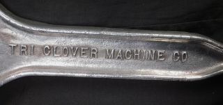 Vintage Modern POP ART Polished Aluminum Sculpture GIANT Wrench Industrial 7
