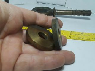 Vintage Brass Rings Threaded Loops w\ Hardware - Nautical Marine 11