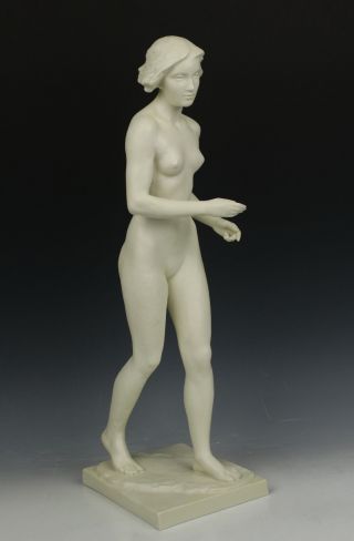 Large 17 " Rosenthal Obermaier Figurine 1527 " Walking Girl " Worldwide
