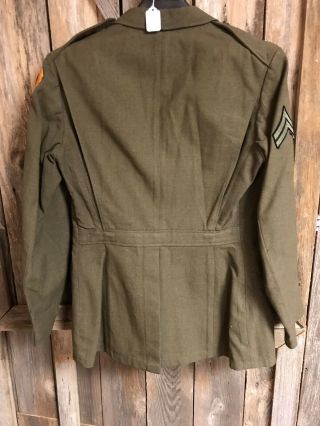 Vintage 2pc World War II US Air Force 3rd Air Corp WWII Jacket Pant Uniform 4