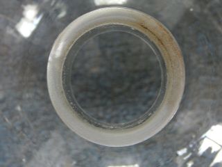 vtg round Pyrex flask 5L 5000 ml glass dated 1919 science lab beaker bottle 2