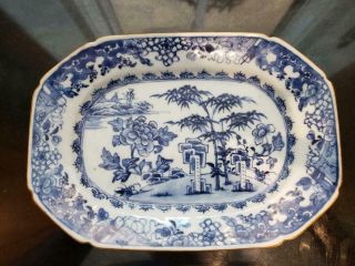 Antique 19th Century Chinese Export Porcelain - Contonware Vegetable Dish