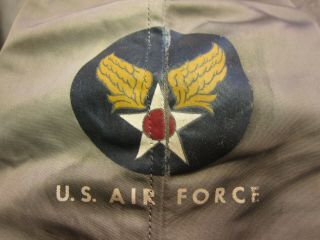 VTG 50s USAF US Air Force N - 3B Military Hooded Flight Bomber Jacket X - Large XL 5