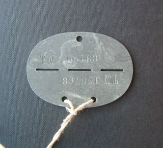 Ww2 Wwii German Teno (technische Nothilfe) I.  D.  Disk Or Dog Tag