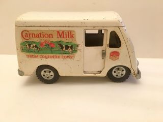 Vintage " Carnation Milk " Tonka Toy Truck