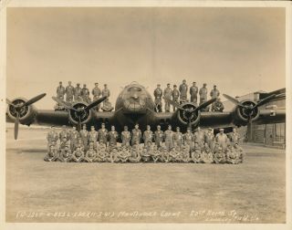 Nov 1941 Usaaf Langley Field,  Va,  20th Bomb Sq Maintenance Airplane 8x10 Photo