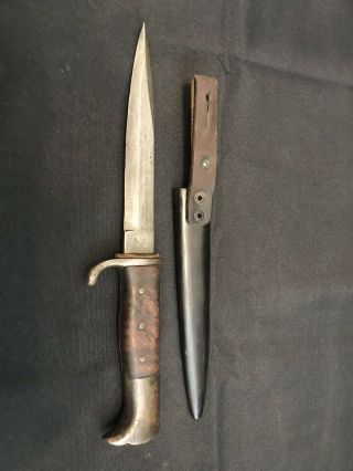 Vintage WW1 - WW2 ? German Fighting Knife 5