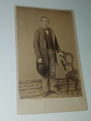 Rare 1860s Pa Civil War Soldier Cdv
