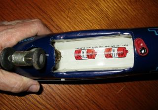 1950 ' S TN JAPAN BATTERY OPERATED XF - 160 U.  S.  A.  F.  MYSTERY ACTION TOY PLANE 9