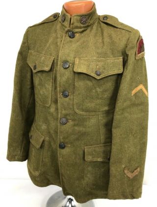 Wwi Us Army Aef Soldiers 41st Infantry Division Jacket