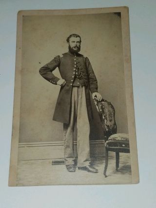 Rare 1860s Pa Civil War Officer Cdv