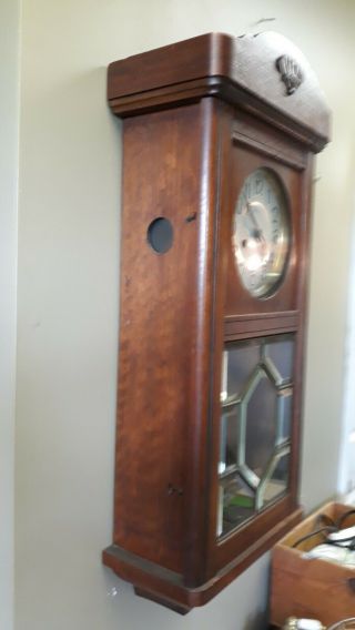 Antique German Kienzle Bim Bam Spring Driven Wall Clock. 2