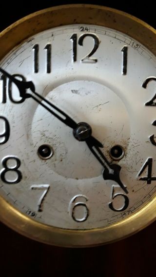 Antique German Kienzle Bim Bam Spring Driven Wall Clock. 6
