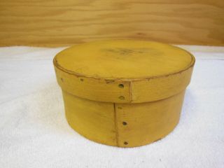 19th Century Round Pantry Box In Paint