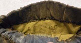 VTG Unissued US Navy Rubber Mittens 3 Finger Deck Gloves Trigger Waterproof ' 58 3