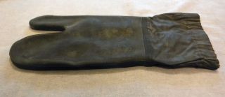 VTG Unissued US Navy Rubber Mittens 3 Finger Deck Gloves Trigger Waterproof ' 58 6