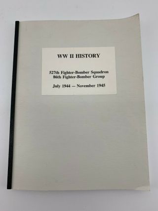 Ww Ii History 526th Fighter Bomber Squadron 86th Fighter Bomber Group 1944