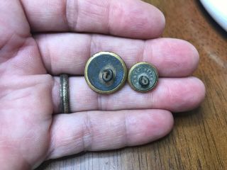 Fantastic Gold Dug Early Civil War Eagle D Coat & Cuff Buttons 2
