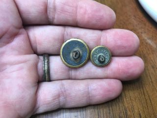 Fantastic Gold Dug Early Civil War Eagle D Coat & Cuff Buttons 4