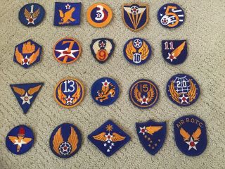 Ww2 Us Army Air Force Patches (20)