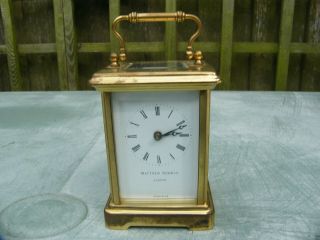 Mathew Norman 5 glass carriage clock spare 10