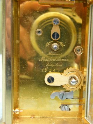 Mathew Norman 5 glass carriage clock spare 9