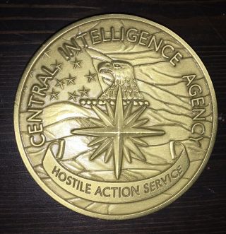 Cia Central Intelligence Agency Hostile Action Service Medal