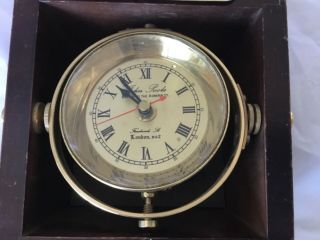 John Poole Maker of the Admiralty Ships Chronometer Clock Marine Maritime Wood 4