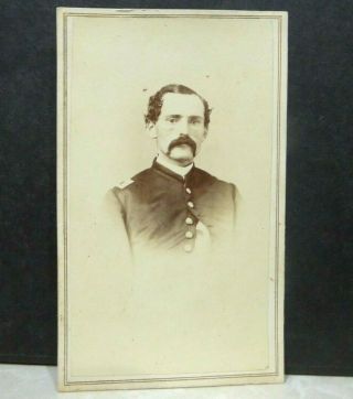 Civil War York Rochester Powelson Photography Cdv Photo Soldier Officer 2