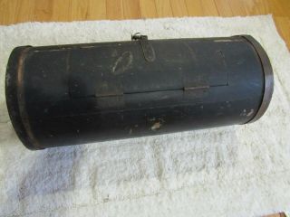 Extremely Rare Antique Civil War Cavalry Saddle Wood Trunk / Valise 2