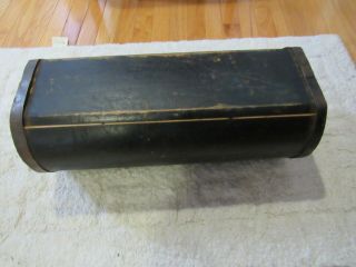 Extremely Rare Antique Civil War Cavalry Saddle Wood Trunk / Valise 5
