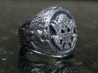 Vintage Ww2/wwii Marine Corps Usmc Sterling Ring Size 10