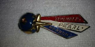 Wwii Remember Pearl Harbor Pin By Lampl