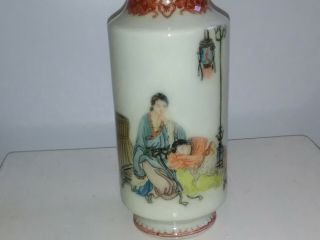 Antique chinese porcelain vase late Republic of Cina Period. 6