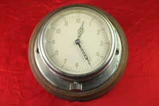 USSR RUSSIAN SOVIET BOAT MARINE MARITIME SHIP BRASS CLOCK 1949 2