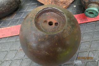 Great 12 Lb Bormann Artillery Shell Cannonball Case Shot,  Antietam