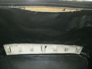 Vintage - Antique Black Leather / Medical Doctor ' s Bag 10