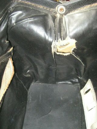 Vintage - Antique Black Leather / Medical Doctor ' s Bag 9