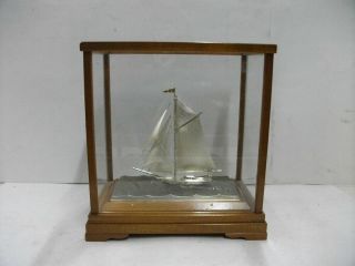 The Sailboat Of Silver985 Of Japan.  45g/ 1.  58oz.  Takehiko 