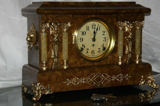 Antique Seth Thomas Shelf Mantle Clock - Totally - Restored - C/1909