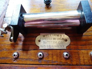 Antique Quack Medical Electrical Device Faradic Williams Battery Shock Therapy 4
