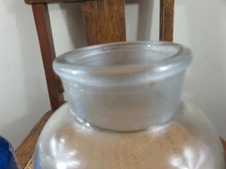 RARE WIDE MOUTH and MATCHING STOPPER ANTIQUE T.  C.  W CO USA LAB BOTTLE 7