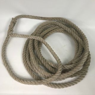 Approx 30 Feet Of 1 Inch Vintage Nautical Rope
