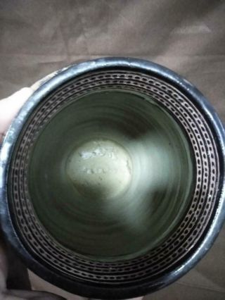 Old Vintage Asian Art Pottery Vase Artist Signed Chinese Japanese Ceramic 11