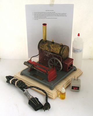 Vintage Weeden 903 Horizontal Live Steam Engine (a)