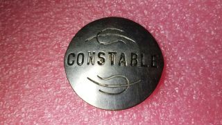 Vintage Obsolete Constable Medal Badge Army Antique