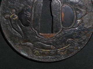 DAITO DRAGON NANBAN TSUBA of KATANA (sword) : EDO : 3 × 0.  3 