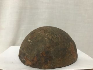 Civil War Dug Half Solid Shot Cannon Ball Safe Relic